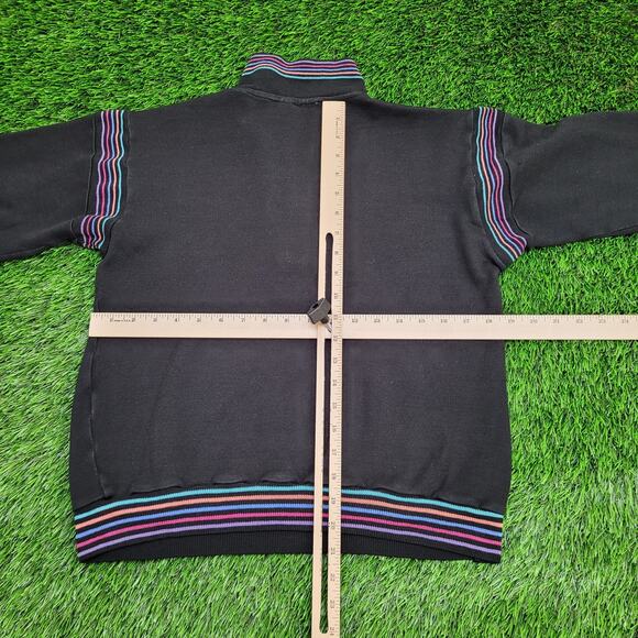 Vintage 90s Wilson Sweatshirt Womens Medium 19x21 Collared - Picture 5 of 14